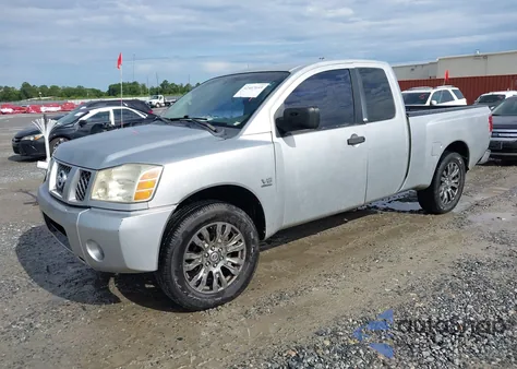 2004 Nissan Titan Xe z USA, uszkodzony, nr VIN 1N6AA06A24N587695